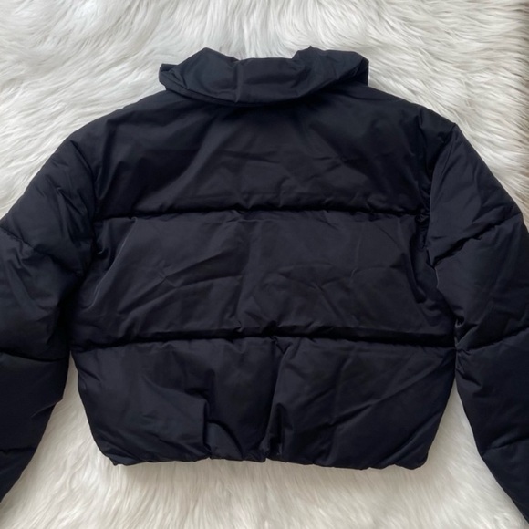 short satin puffer coat - Picture 13 of 13